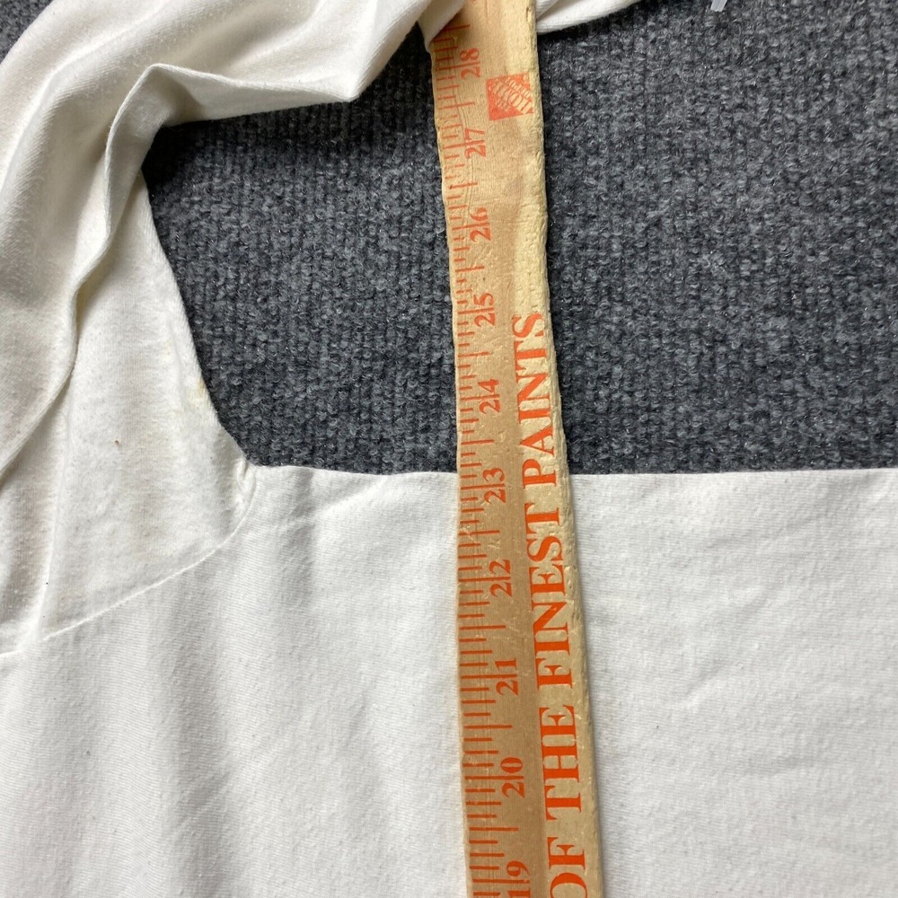Vintage Aeropostale Shirt Men's Large White Graphic Crew Neck 100% Cotton USA - Picture 8 of 14
